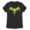 Juniors' DC Fandome Batman Paint Splatter Drip Logo Graphic Tee -Adidas shop 5136021