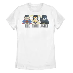 Juniors' DC Fandome Justice League Hope Truth Justice Graphic Tee