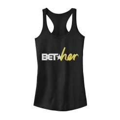 Juniors' BET Her Logo Tank Top