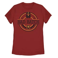 Juniors' Star Wars The Bad Batch CF 99 Badge Graphic Tee