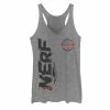 Juniors' Nerf It's Nerf Or Nothing Right Side Text Tank Top -Adidas shop 5138224