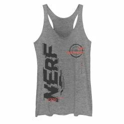 Juniors' Nerf It's Nerf Or Nothing Right Side Text Tank Top