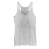 Juniors' Vintage Sun, Moon And Stars Line Art Tank Top