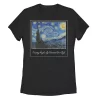 Juniors' "A Starry Night" By Vincent van Gogh Graphic Tee