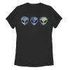Juniors' Alien Trio Big Head Stary Night Fill Graphic Tee -Adidas shop 5139664