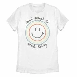 Juniors' "Don't Forget to Smile Today" Graphic Tee