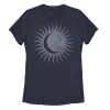 Juniors' Moon Within The Sun Distressed Stamp Graphic Tee -Adidas shop 5139694