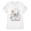 Juniors' "Go West" Landscape Tee -Adidas shop 5139713