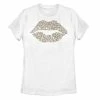Juniors' Cheetah Print Lips Graphic Tee -Adidas shop 5139716