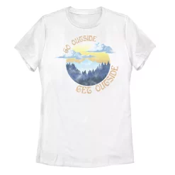Juniors' "Go Outside Get Outside" Landscape Tee