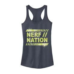 Juniors' Nerf Nation Neon Splatter Tank Top
