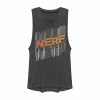 Juniors' Nerf Stacked Line Logo Muscle Tank Top