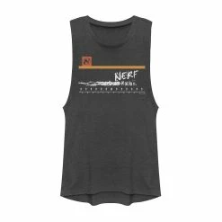 Juniors' "Nerf Nation" Tag Muscle Tank Top