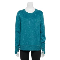 Petite Tek Gear® Ultrasoft Fleece Crewneck Sweatshirt -Adidas shop 5146364 Wetlands