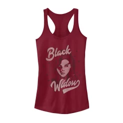 Juniors' Marvel Black Widow Movie Retro Style Portrait Tank