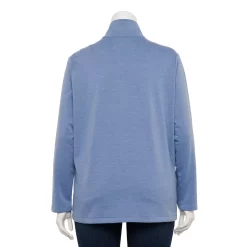Plus Size Croft & Barrow® Zip-Front Fleece Jacket -Adidas shop 5152260 ALT