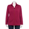 Plus Size Croft & Barrow® Zip-Front Fleece Jacket 2 Plus Size Croft & Barrow® Zip-Front Fleece Jacket -Adidas shop 5152260 Berry