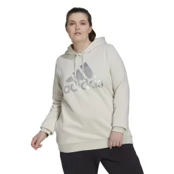 Plus Size adidas Graphic Fleece Hoodie -Adidas shop 5164334 Alumina