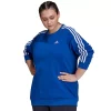 Plus Size adidas Essentials 3-Stripe Fleece Sweatshirt