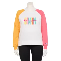 Plus Size Champion® Campus French Terry Crewneck Sweatshirt 6 Plus Size Champion® Campus French Terry Crewneck Sweatshirt -Adidas shop 5165834 White Pinky Peach
