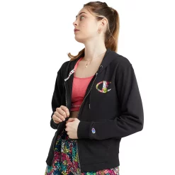 Women's Champion® Campus French Terry Full-Zip Hoodie -Adidas shop 5168813 Black