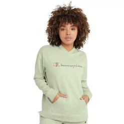 Women's Champion® Midweight Jersey Hoodie -Adidas shop 5168815 Mint To Be Green