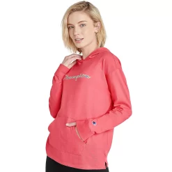 Women's Champion® Midweight Jersey Hoodie -Adidas shop 5168815 Pinky Peach