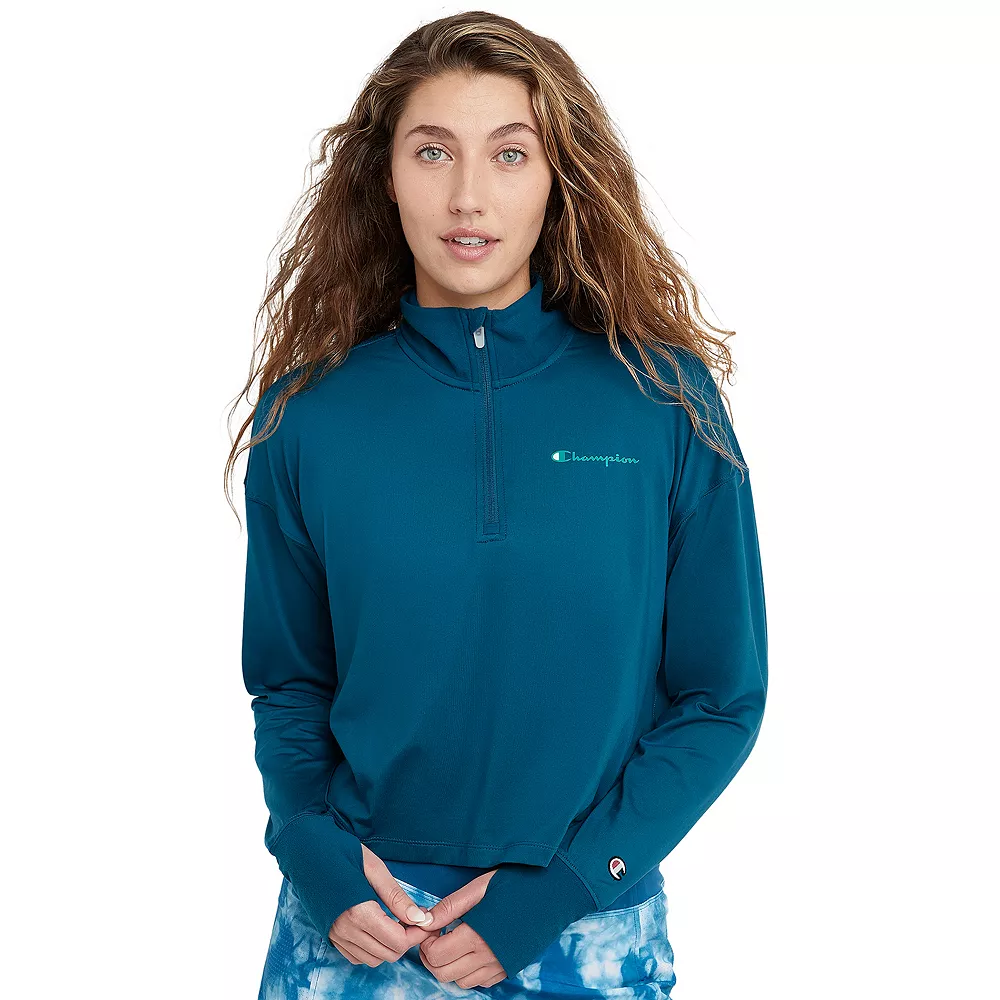 Women's Champion® Soft Touch Quarter-Zip Pullover 4 Women's Champion® Soft Touch Quarter-Zip Pullover - Image 2