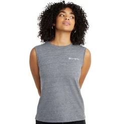 Women's Champion® Powerblend Muscle Tank -Adidas shop 5168880 Gun Smoke Pe Heather