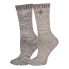 Women's Columbia 2-Pack Super Soft Marled Crew Socks -Adidas shop 5170380 Khaki