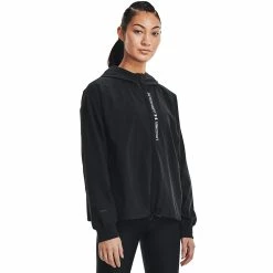 Women's Under Armour UA Storm Woven Full-Zip Jacket -Adidas shop 5175908 Black