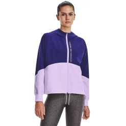 Women's Under Armour UA Storm Woven Full-Zip Jacket -Adidas shop 5175908 Sonar Blue