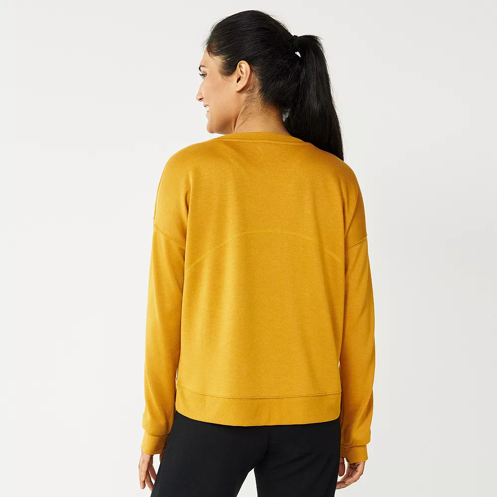 Women's Tek Gear® Stretch Fleece Crewneck Sweatshirt 11 Women's Tek Gear® Stretch Fleece Crewneck Sweatshirt - Image 9
