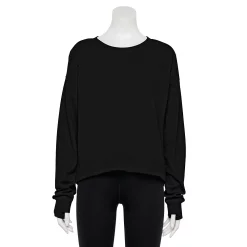 Women's Tek Gear® Stretch Fleece Crewneck Sweatshirt 17 Women's Tek Gear® Stretch Fleece Crewneck Sweatshirt -Adidas shop 5181941 Black