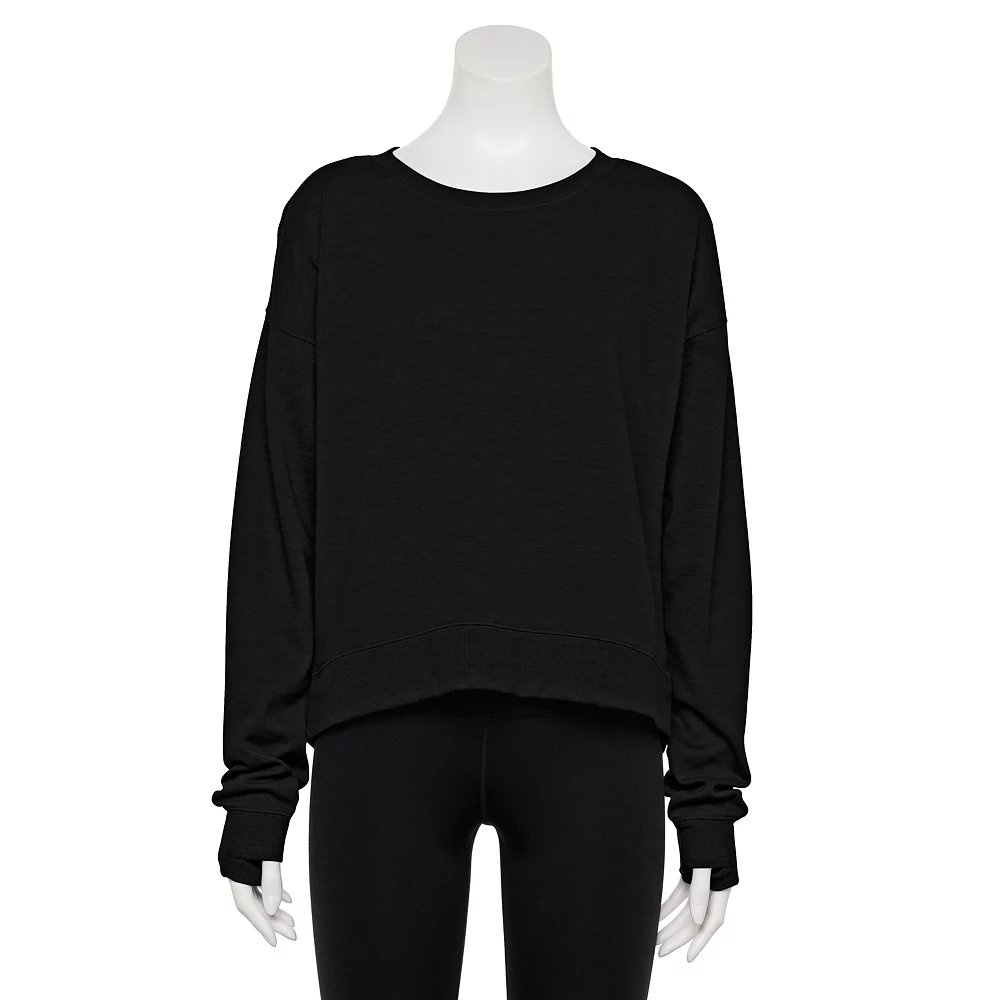 Women's Tek Gear® Stretch Fleece Crewneck Sweatshirt 8 Women's Tek Gear® Stretch Fleece Crewneck Sweatshirt - Image 6