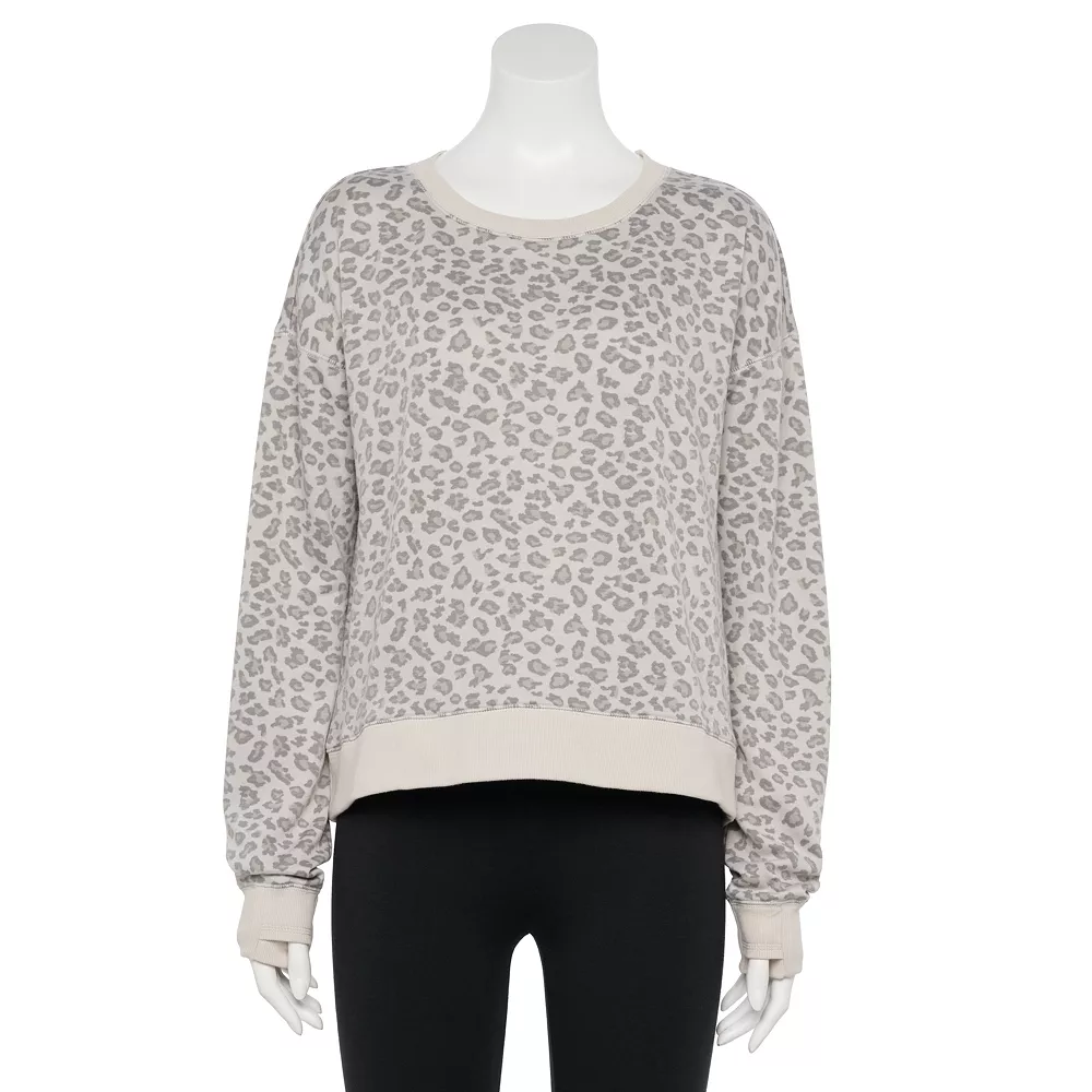 Women's Tek Gear® Stretch Fleece Crewneck Sweatshirt 4 Women's Tek Gear® Stretch Fleece Crewneck Sweatshirt - Image 2