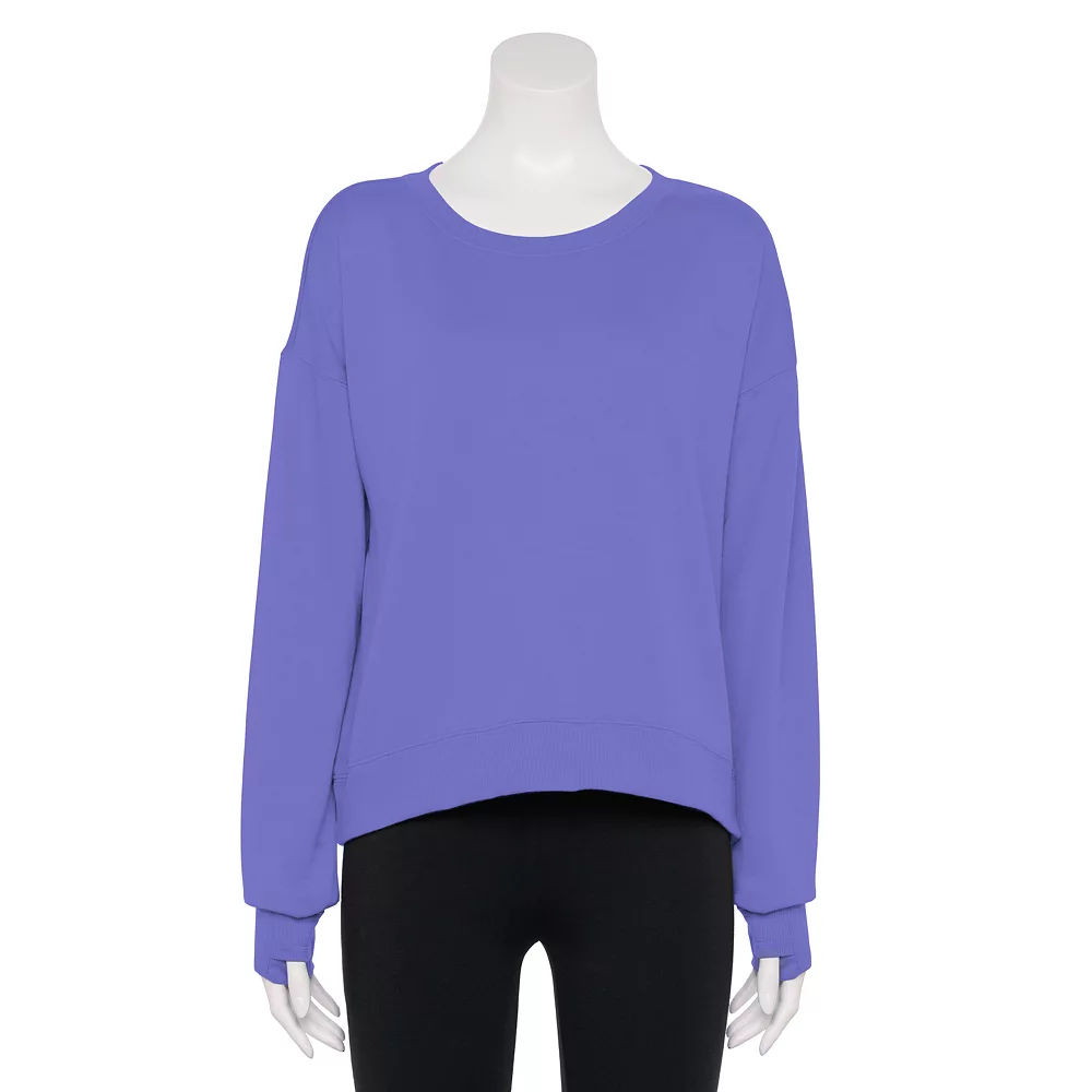 Women's Tek Gear® Stretch Fleece Crewneck Sweatshirt 3 Women's Tek Gear® Stretch Fleece Crewneck Sweatshirt