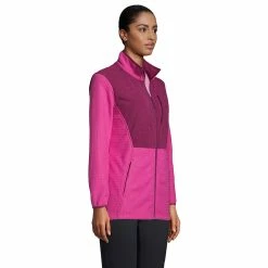 Petite Lands' End Grid Fleece Jacket -Adidas shop 5182897 ALT2