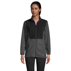 Women's Lands' End Grid Fleece Jacket