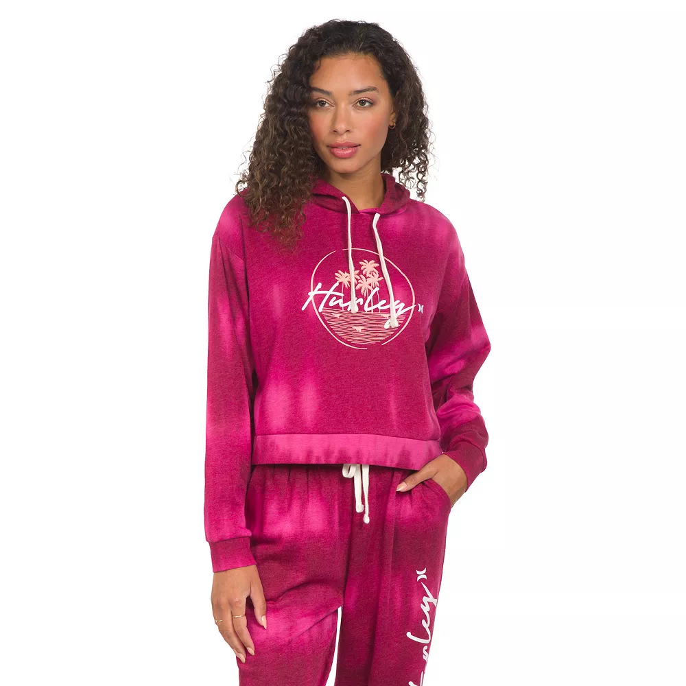 Juniors' Hurley Cropped Boyfriend Hoodie 3 Juniors' Hurley Cropped Boyfriend Hoodie