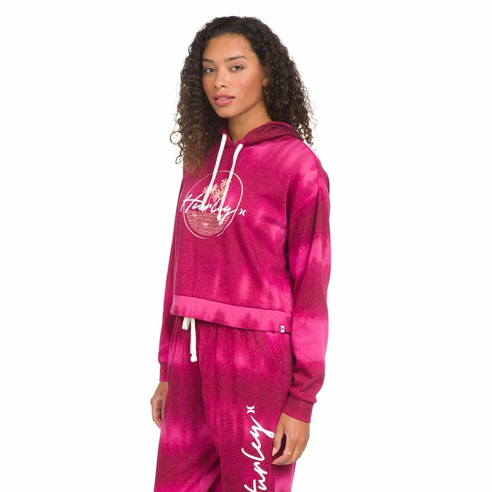 Juniors' Hurley Cropped Boyfriend Hoodie 5 Juniors' Hurley Cropped Boyfriend Hoodie - Image 3