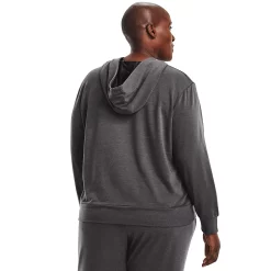 Plus Size Under Armour Rival French-Terry Fleece Hoodie -Adidas shop 5191313 ALT