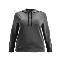 Plus Size Under Armour Rival French-Terry Fleece Hoodie -Adidas shop 5191313 ALT4
