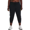 Plus Size Under Armour HeatGear® No-Slip Waistband Capris -Adidas shop 5191340 Black