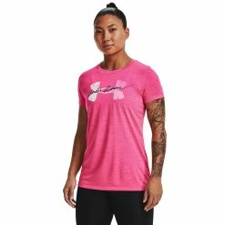 Women's Under Armour Tech™ Twist Script Logo Tee