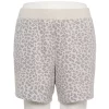 Plus Size Tek Gear® Stretch Fleece Shorts 1 Plus Size Tek Gear® Stretch Fleece Shorts -Adidas shop 5197932 Gray Leopard