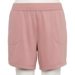 Plus Size Tek Gear® Stretch Fleece Shorts -Adidas shop 5197932 Martini Rose