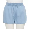 Juniors' Plus Size SO® Smocked Shorts