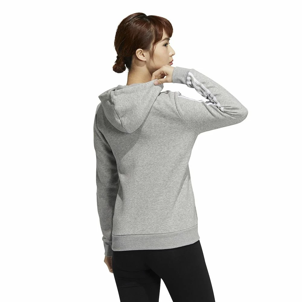 Women's adidas Essentials Fleece Full-Zip Hoodie 5 Women's adidas Essentials Fleece Full-Zip Hoodie - Image 3