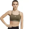 Adidas Aeroreact Training Light-Support Padded Sports Bra -Adidas shop 5200409 Olive Strata